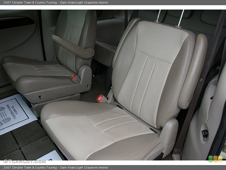 Dark Khaki/Light Graystone Interior Rear Seat for the 2007 Chrysler Town & Country Touring #81588302