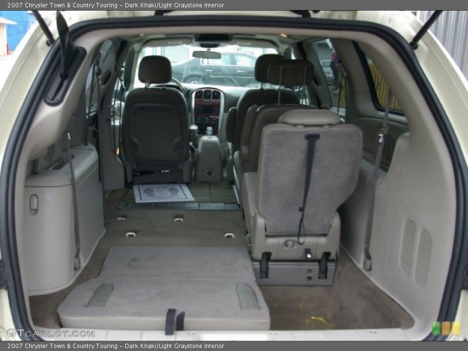 Dark Khaki/Light Graystone Interior Trunk for the 2007 Chrysler Town & Country Touring #81588596