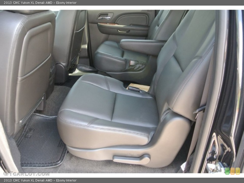 Ebony Interior Rear Seat for the 2013 GMC Yukon XL Denali AWD #81589263