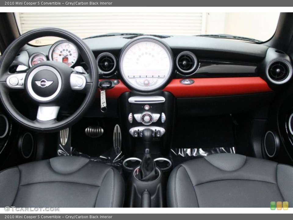 Grey/Carbon Black Interior Dashboard for the 2010 Mini Cooper S Convertible #81589365