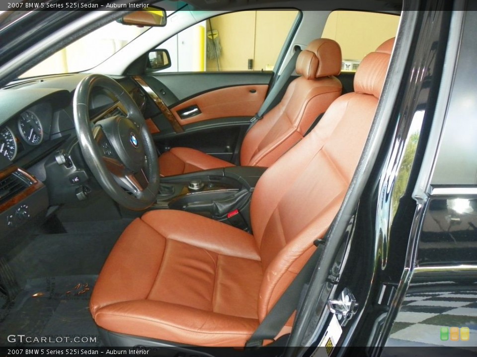 Auburn Interior Front Seat for the 2007 BMW 5 Series 525i Sedan #81589437