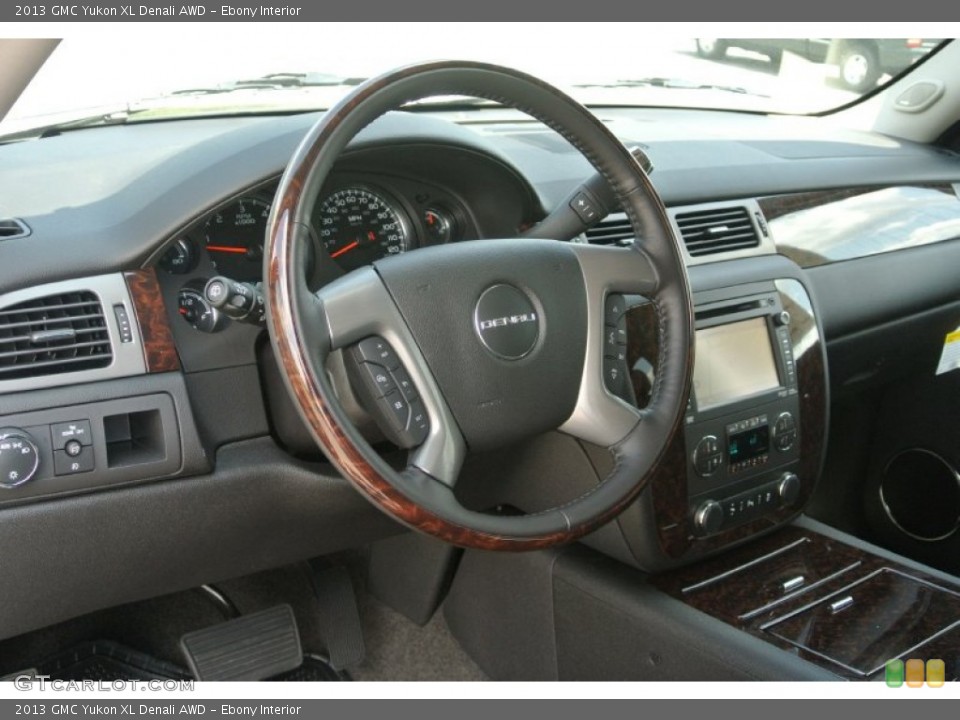 Ebony Interior Dashboard for the 2013 GMC Yukon XL Denali AWD #81589449