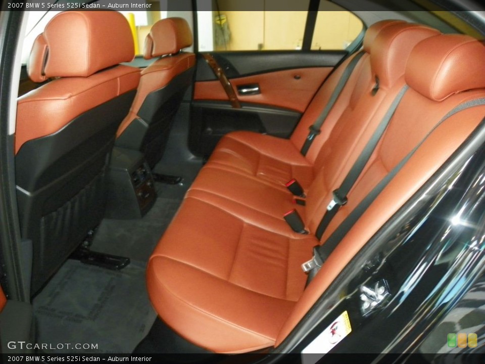 Auburn Interior Rear Seat for the 2007 BMW 5 Series 525i Sedan #81589462