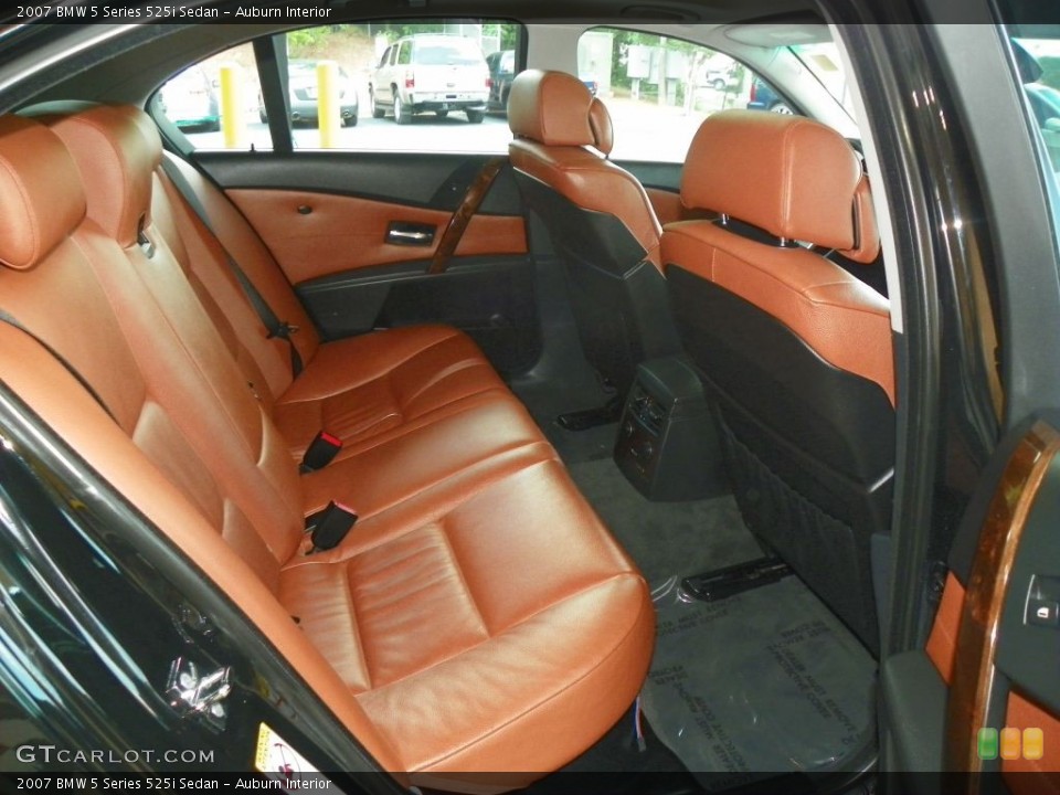 Auburn Interior Rear Seat for the 2007 BMW 5 Series 525i Sedan #81589518