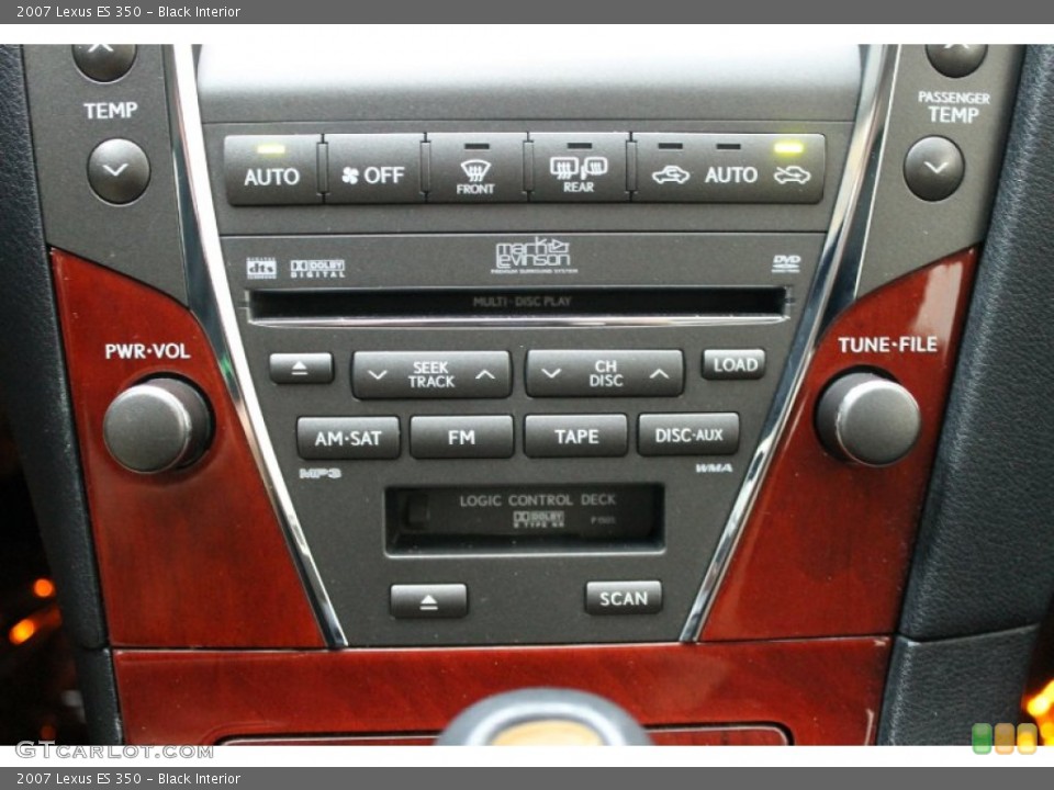 Black Interior Controls for the 2007 Lexus ES 350 #81590094