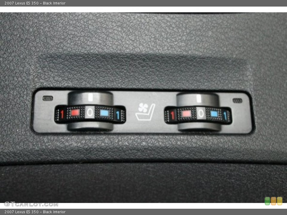 Black Interior Controls for the 2007 Lexus ES 350 #81590430
