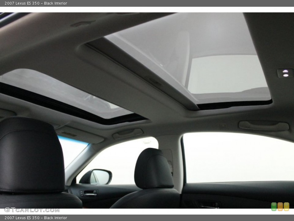 Black Interior Sunroof for the 2007 Lexus ES 350 #81590444