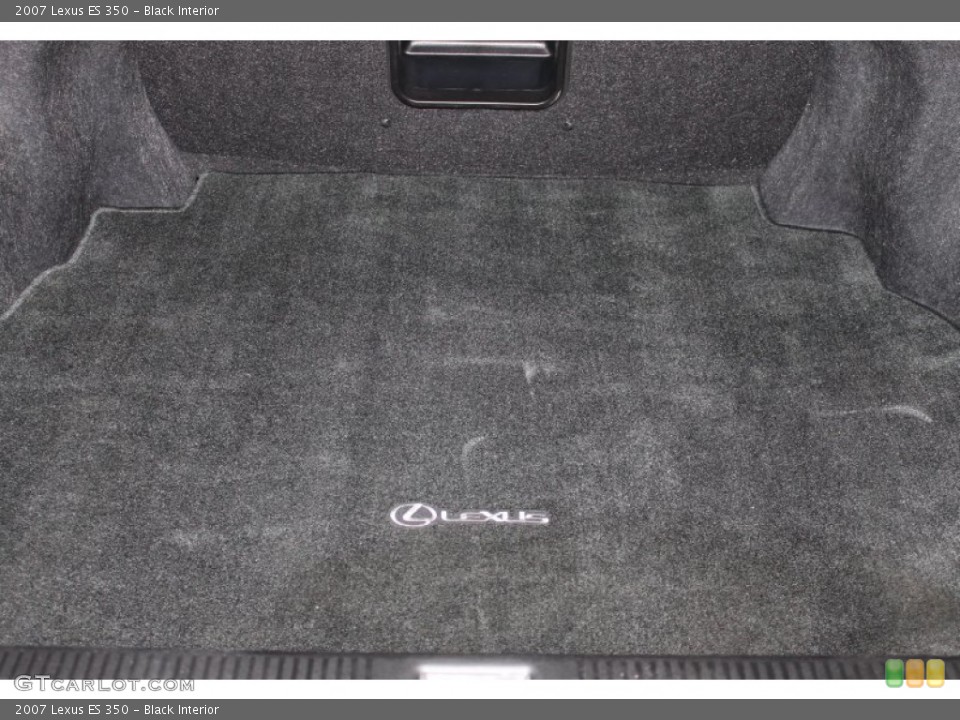 Black Interior Trunk for the 2007 Lexus ES 350 #81590478