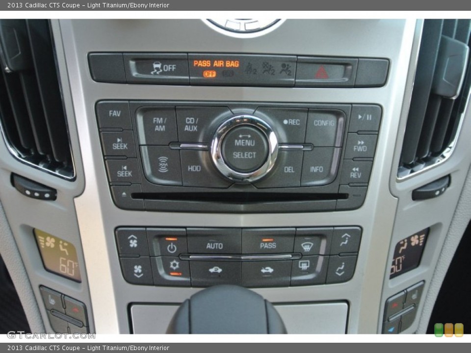 Light Titanium/Ebony Interior Controls for the 2013 Cadillac CTS Coupe #81591344
