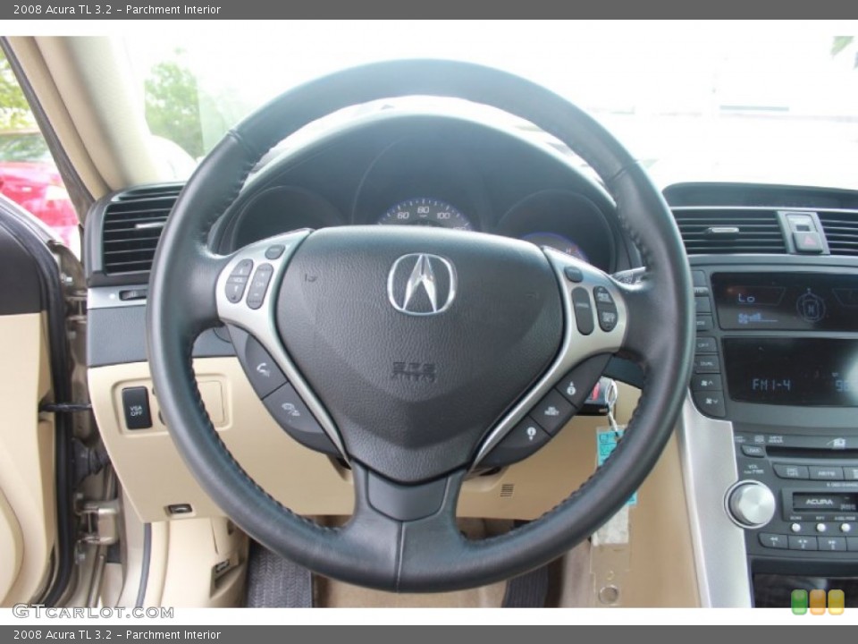 Parchment Interior Steering Wheel for the 2008 Acura TL 3.2 #81591951