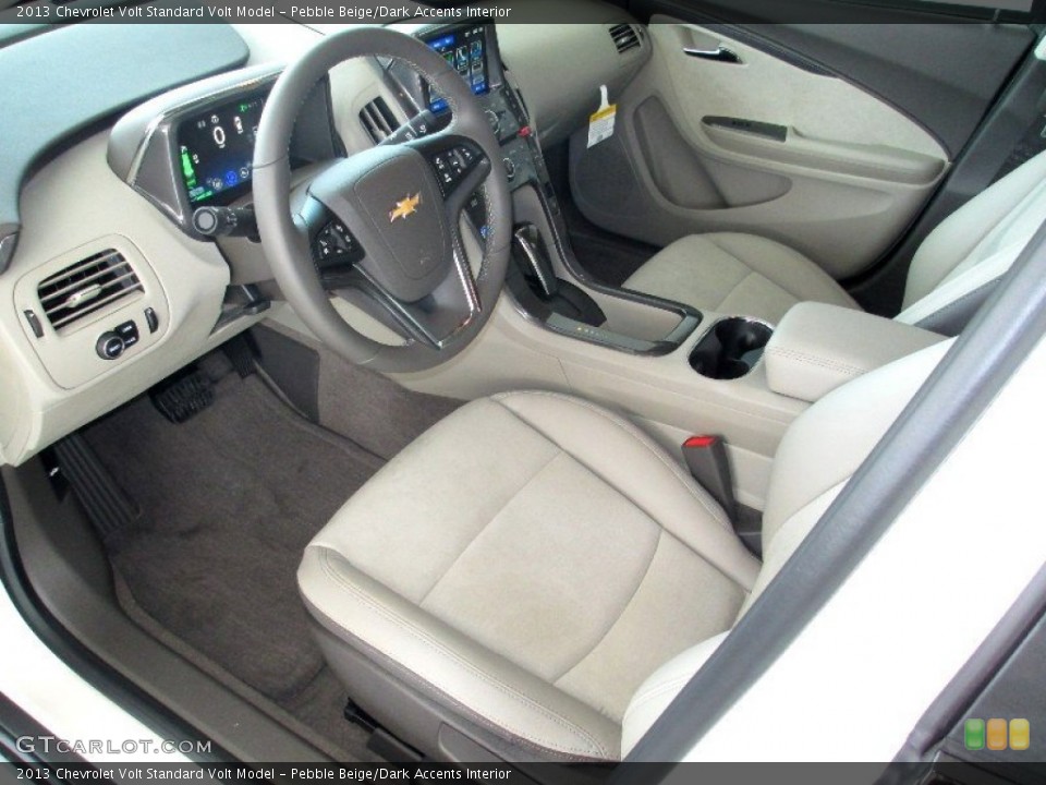 Pebble Beige/Dark Accents Interior Photo for the 2013 Chevrolet Volt  #81592436