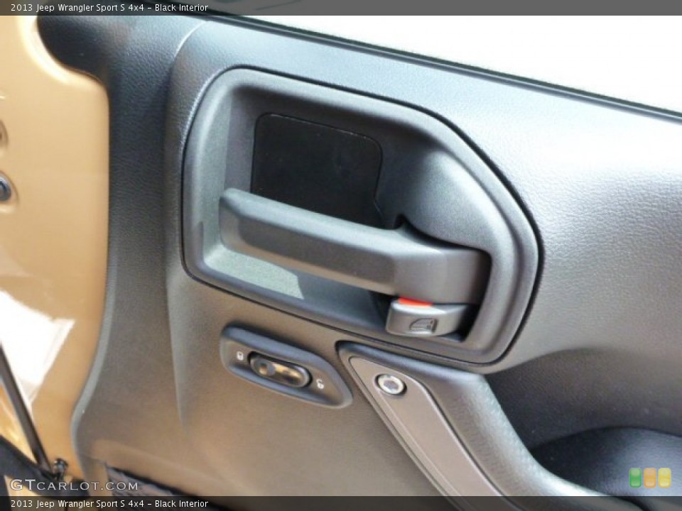 Black Interior Controls for the 2013 Jeep Wrangler Sport S 4x4 #81592840