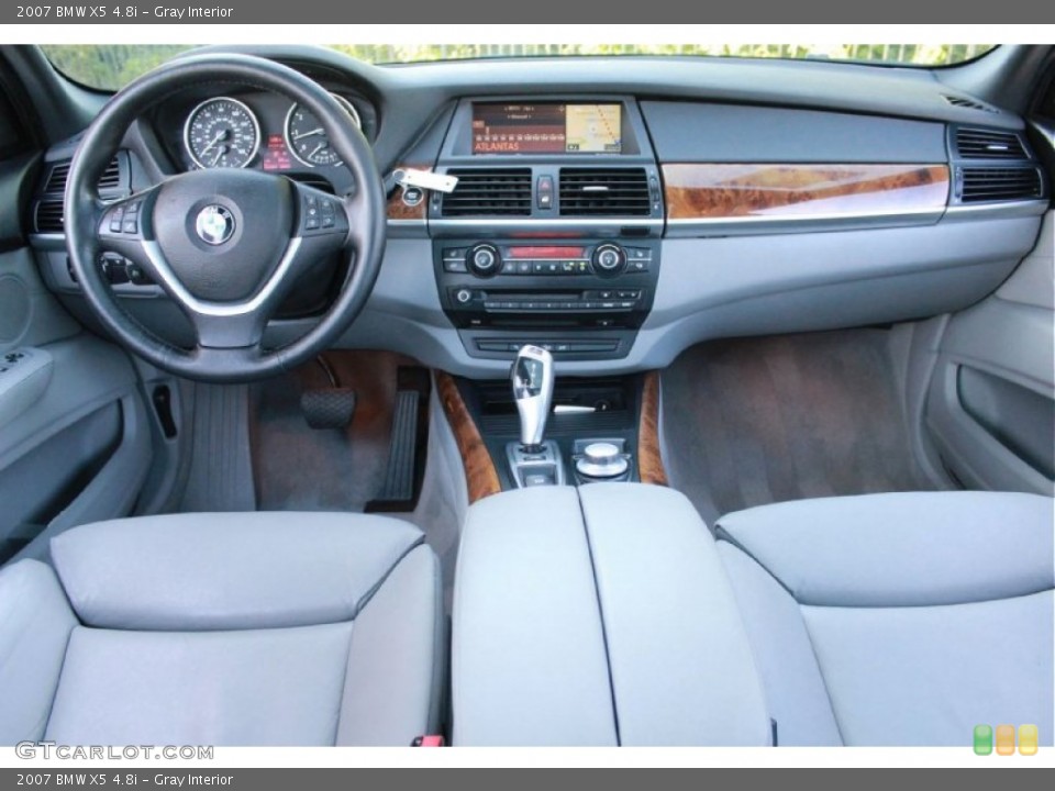 Gray Interior Dashboard for the 2007 BMW X5 4.8i #81594237