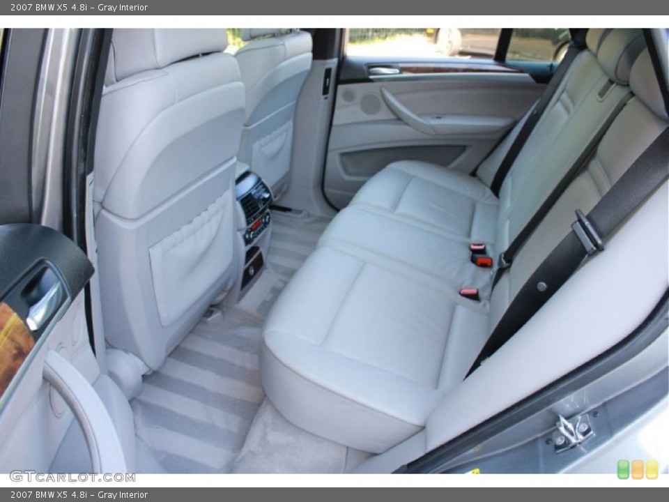 Gray Interior Rear Seat for the 2007 BMW X5 4.8i #81594390