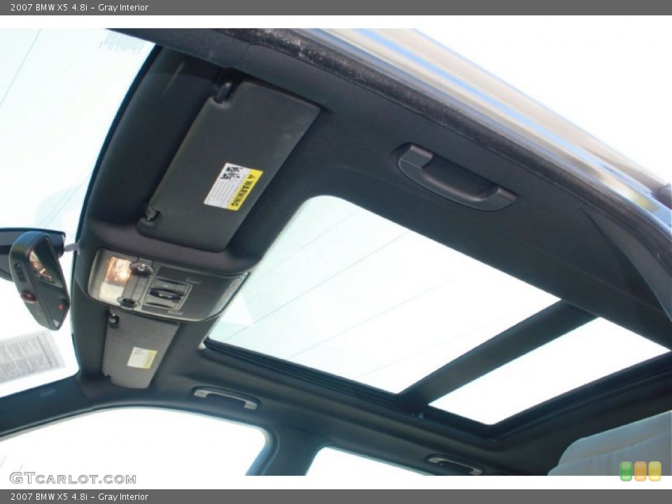 Gray Interior Sunroof for the 2007 BMW X5 4.8i #81594483
