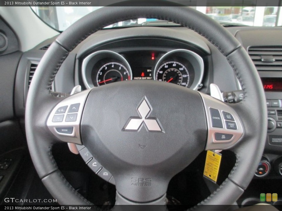 Black Interior Steering Wheel for the 2013 Mitsubishi Outlander Sport ES #81594537