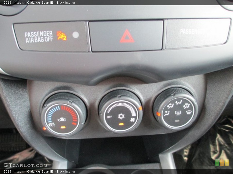 Black Interior Controls for the 2013 Mitsubishi Outlander Sport ES #81594586