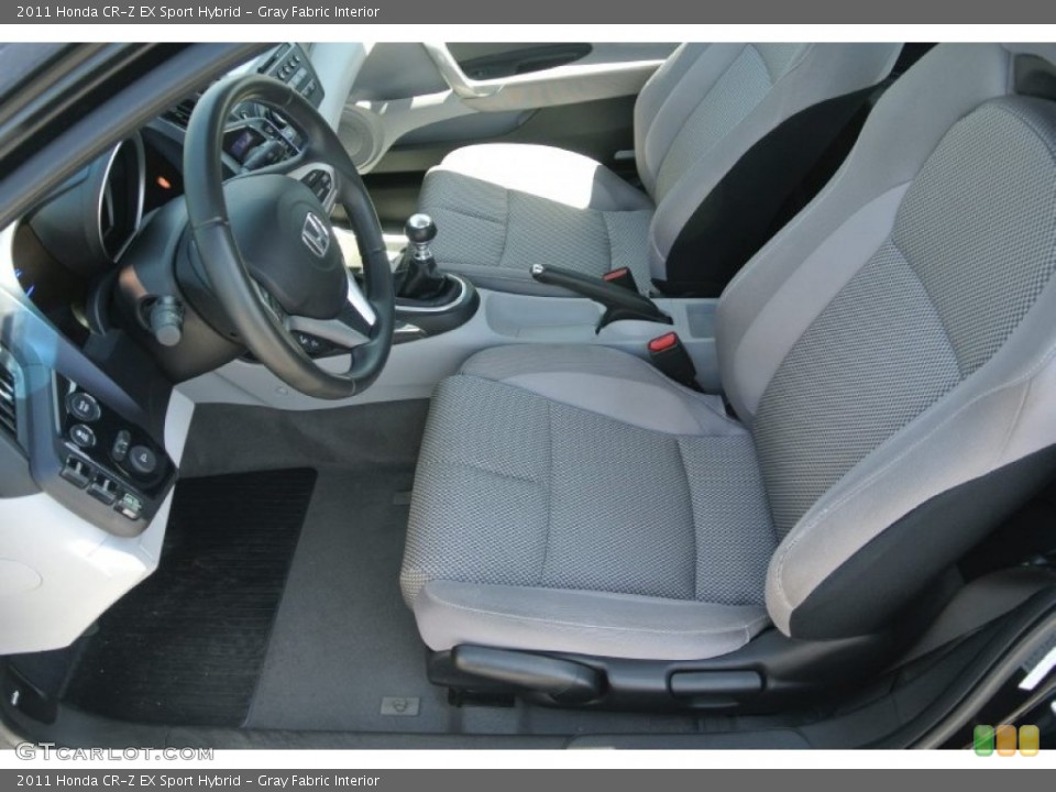 Gray Fabric Interior Photo for the 2011 Honda CR-Z EX Sport Hybrid #81595613