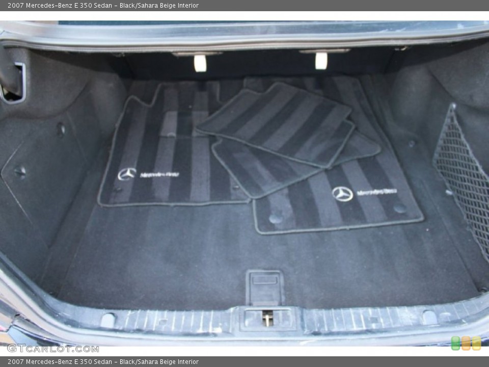 Black/Sahara Beige Interior Trunk for the 2007 Mercedes-Benz E 350 Sedan #81595710