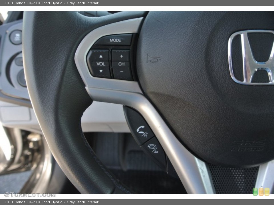 Gray Fabric Interior Controls for the 2011 Honda CR-Z EX Sport Hybrid #81595782