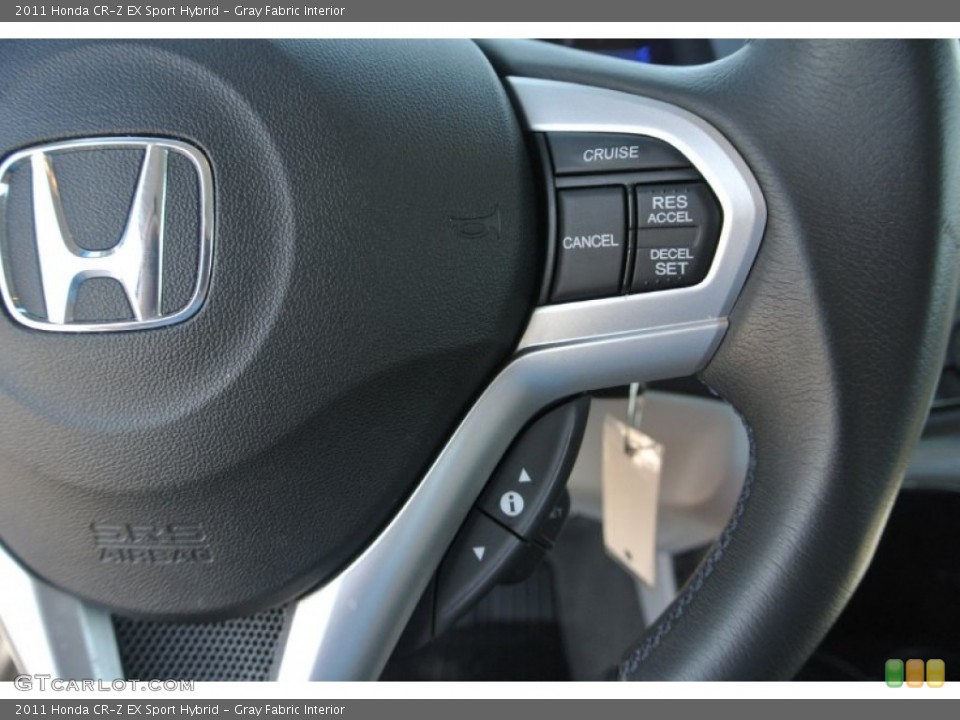 Gray Fabric Interior Controls for the 2011 Honda CR-Z EX Sport Hybrid #81595803