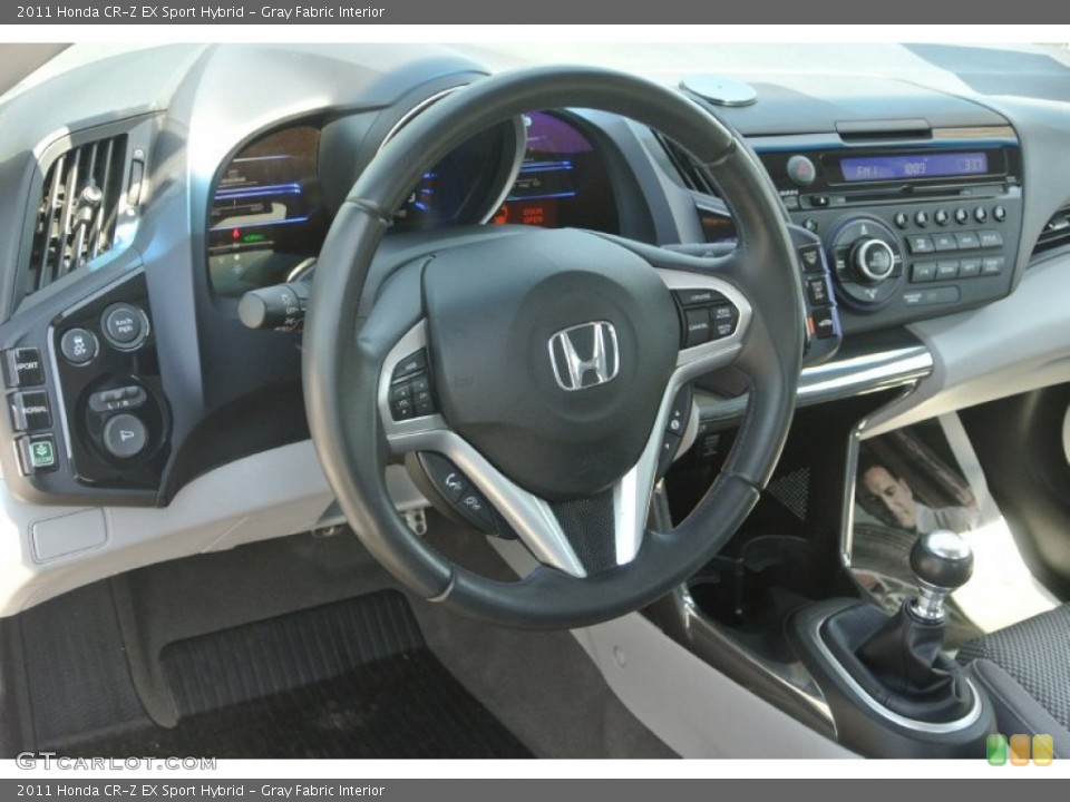 Gray Fabric Interior Dashboard for the 2011 Honda CR-Z EX Sport Hybrid #81596012