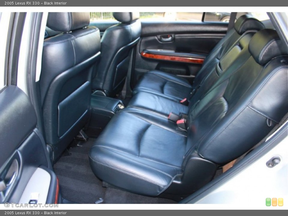 Black Interior Rear Seat for the 2005 Lexus RX 330 #81596202