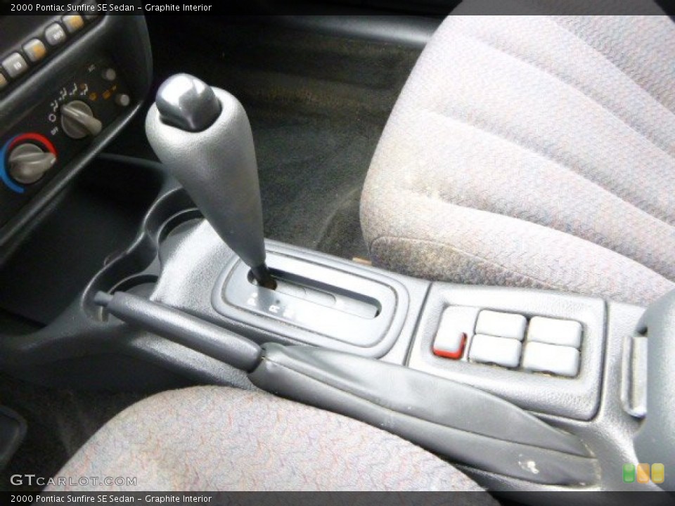 Graphite Interior Transmission for the 2000 Pontiac Sunfire SE Sedan #81599656