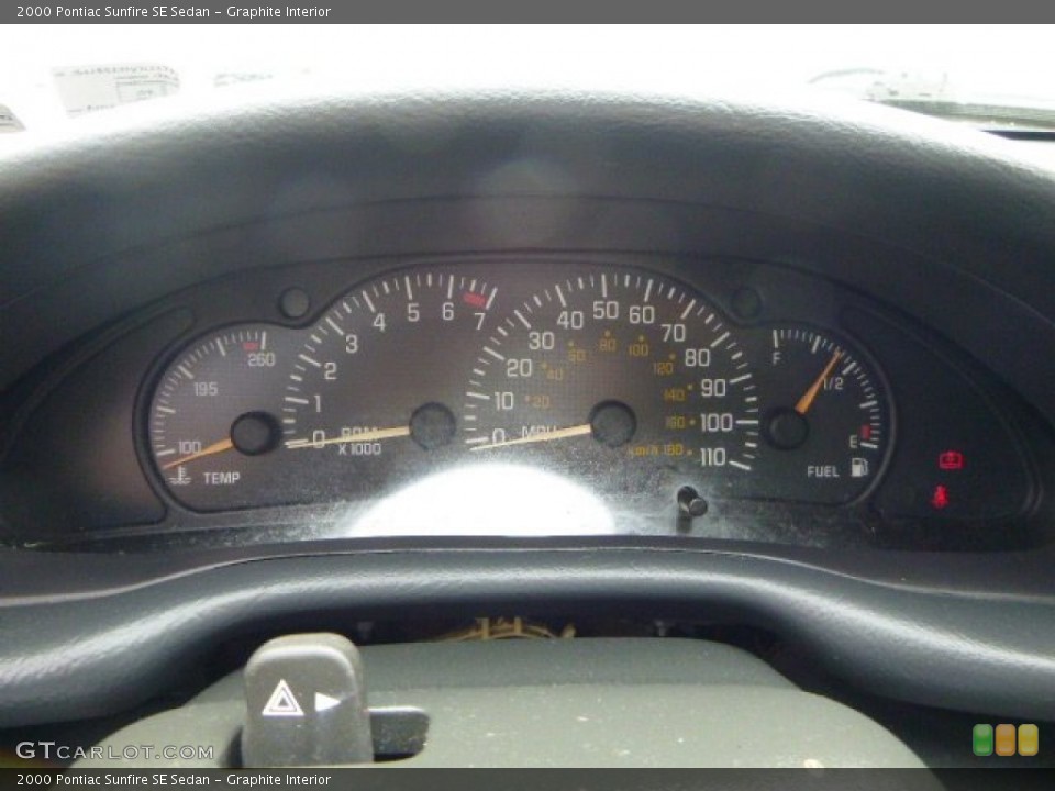 Graphite Interior Gauges for the 2000 Pontiac Sunfire SE Sedan #81599697