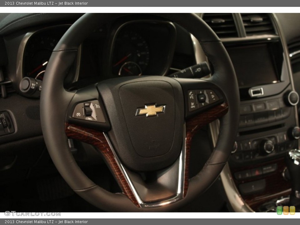 Jet Black Interior Steering Wheel for the 2013 Chevrolet Malibu LTZ #81600007