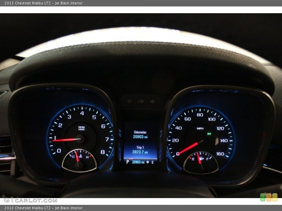 Jet Black Interior Gauges for the 2013 Chevrolet Malibu LTZ #81600031