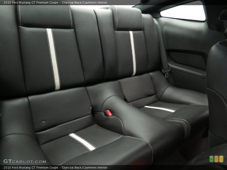 Charcoal Black/Cashmere Interior Rear Seat for the 2010 Ford Mustang GT Premium Coupe #81600071