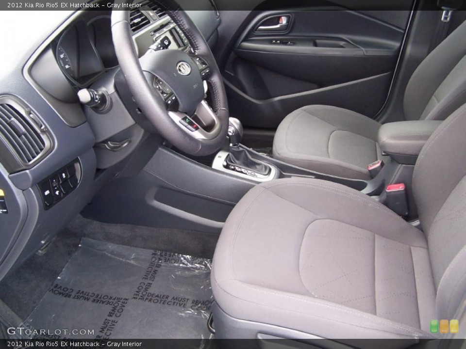 Gray Interior Photo for the 2012 Kia Rio Rio5 EX Hatchback #81600181