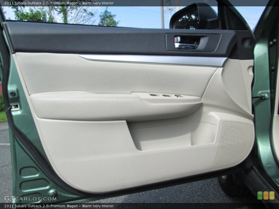 Warm Ivory Interior Door Panel for the 2011 Subaru Outback 2.5i Premium Wagon #81602127