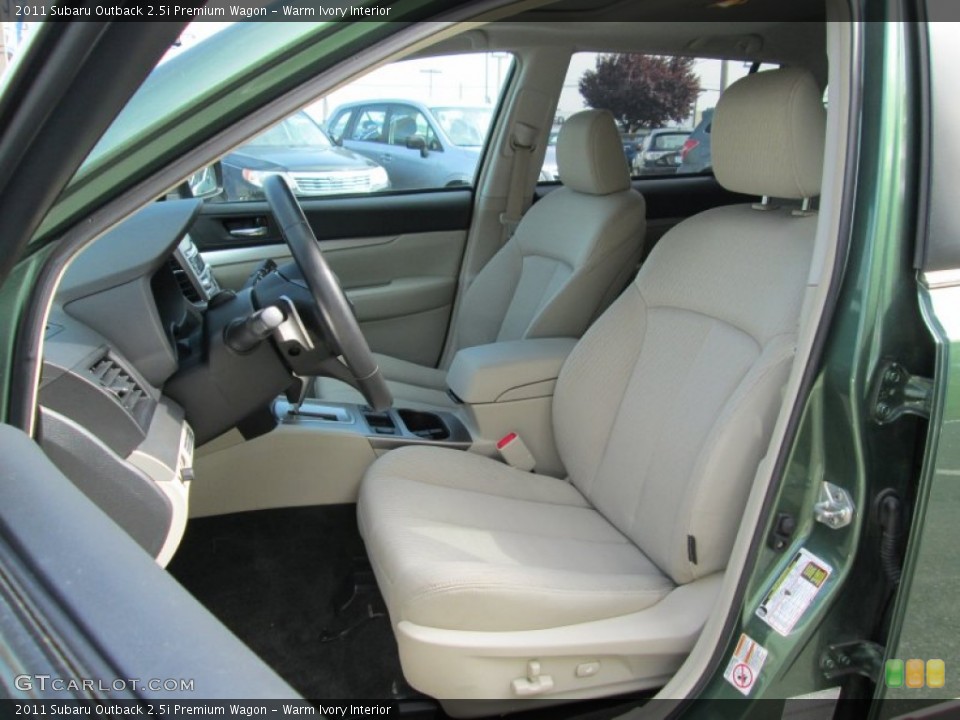 Warm Ivory Interior Photo for the 2011 Subaru Outback 2.5i Premium Wagon #81602185