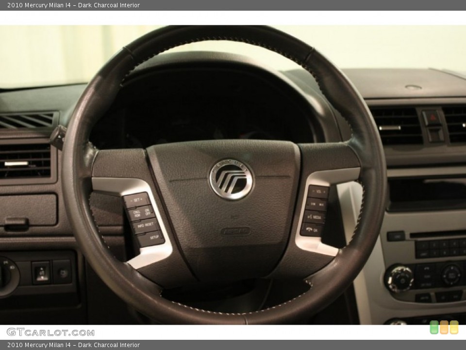 Dark Charcoal Interior Steering Wheel for the 2010 Mercury Milan I4 #81602211