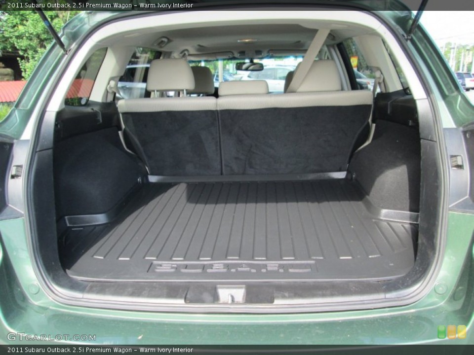 Warm Ivory Interior Trunk for the 2011 Subaru Outback 2.5i Premium Wagon #81602310