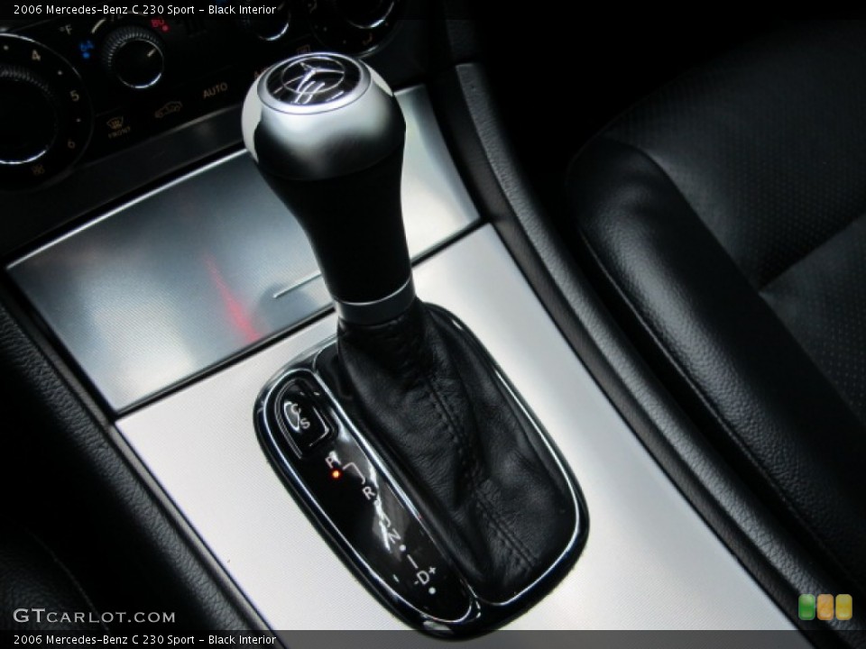 Black Interior Transmission for the 2006 Mercedes-Benz C 230 Sport #81602857