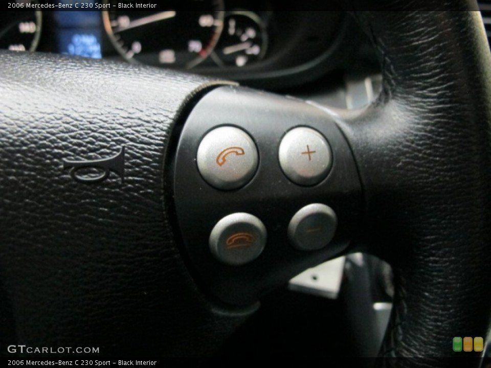 Black Interior Controls for the 2006 Mercedes-Benz C 230 Sport #81602909