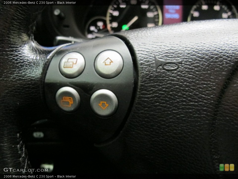 Black Interior Controls for the 2006 Mercedes-Benz C 230 Sport #81602946