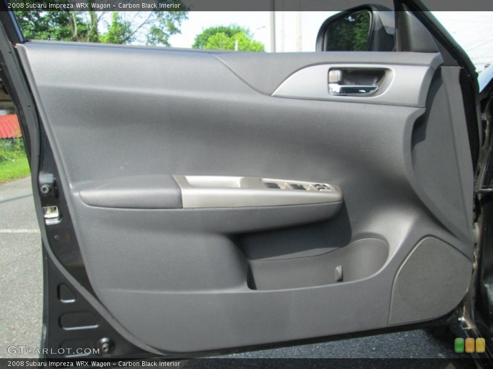 Carbon Black Interior Door Panel for the 2008 Subaru Impreza WRX Wagon #81602972
