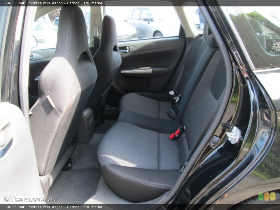 Carbon Black Interior Rear Seat for the 2008 Subaru Impreza WRX Wagon #81603158