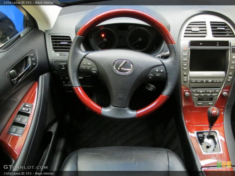 Black Interior Steering Wheel for the 2009 Lexus ES 350 #81604464