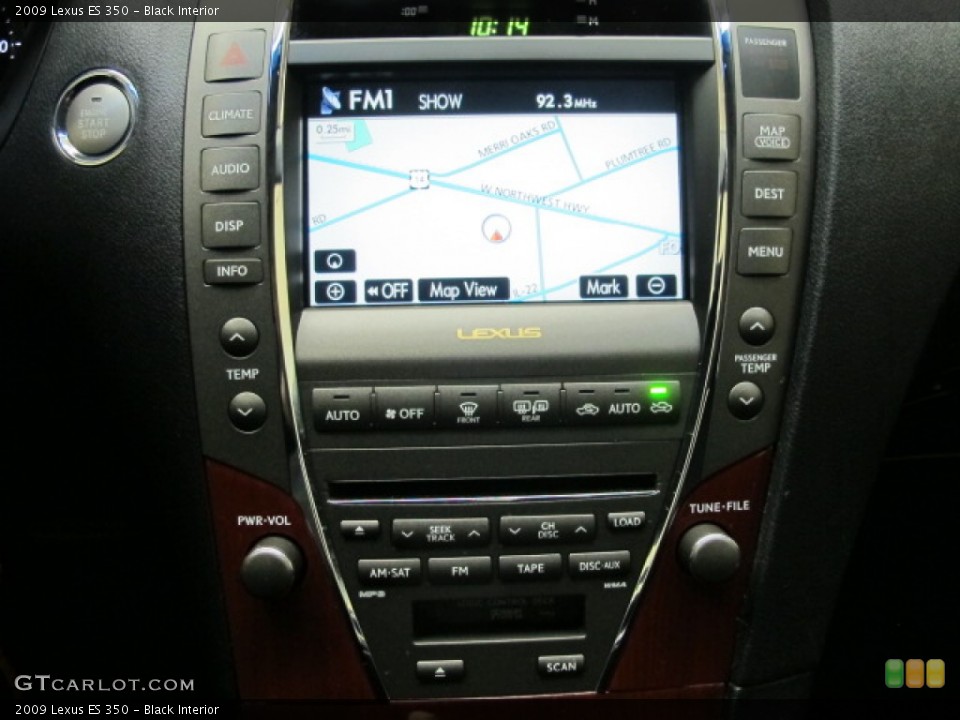 Black Interior Controls for the 2009 Lexus ES 350 #81604552