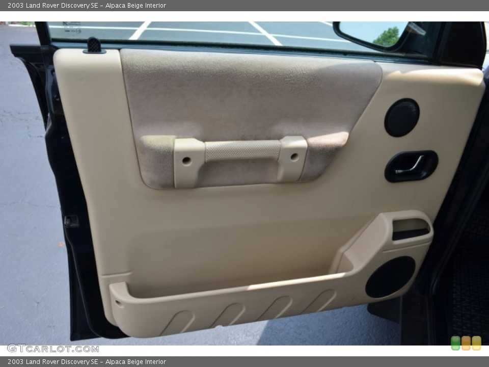 Alpaca Beige Interior Door Panel for the 2003 Land Rover Discovery SE #81606387