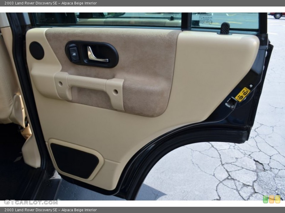 Alpaca Beige Interior Door Panel for the 2003 Land Rover Discovery SE #81606458