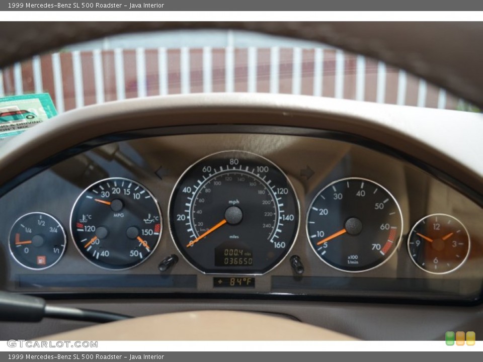 Java Interior Gauges for the 1999 Mercedes-Benz SL 500 Roadster #81606948