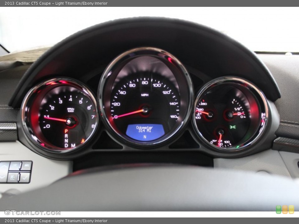 Light Titanium/Ebony Interior Gauges for the 2013 Cadillac CTS Coupe #81607494