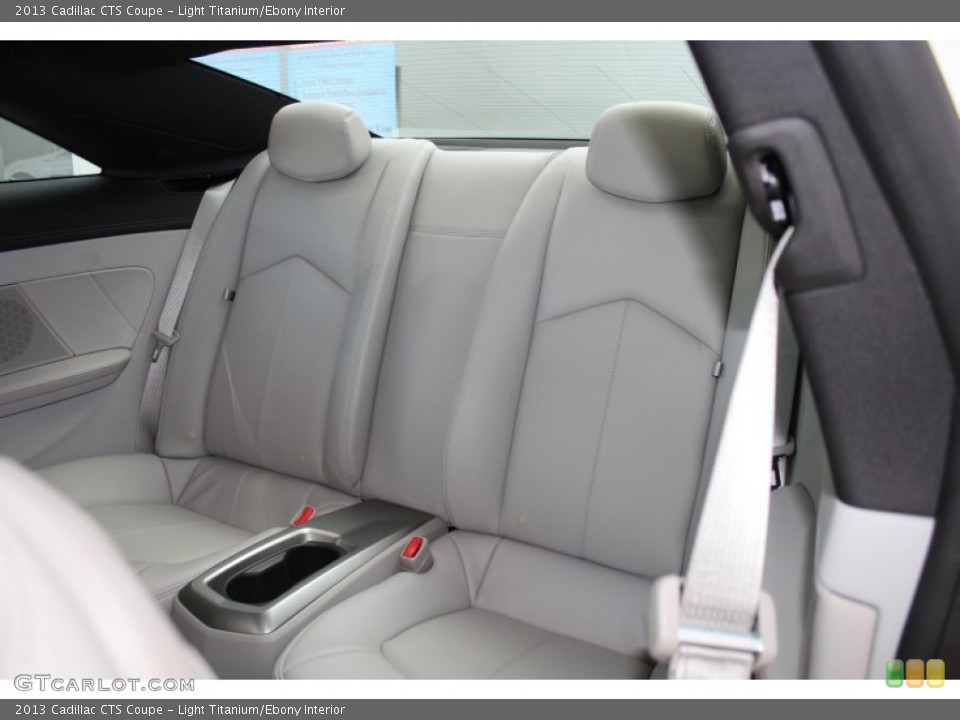 Light Titanium/Ebony Interior Rear Seat for the 2013 Cadillac CTS Coupe #81607641