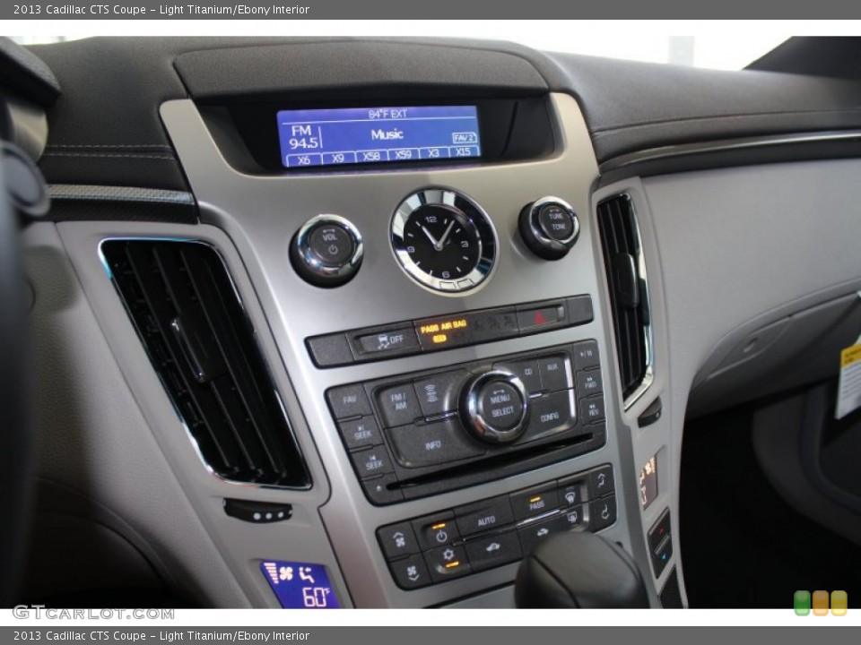 Light Titanium/Ebony Interior Controls for the 2013 Cadillac CTS Coupe #81607770